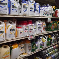 we stock a wide varitey of lawn and garden chemicals