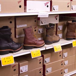 Some of our boot inventory